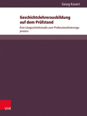 cover image of Geschichtslehrerausbildung auf dem Prüfstand